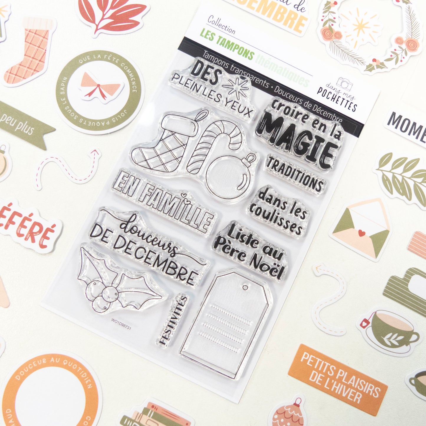 Planche de tampons clear - Douceurs de Décembre