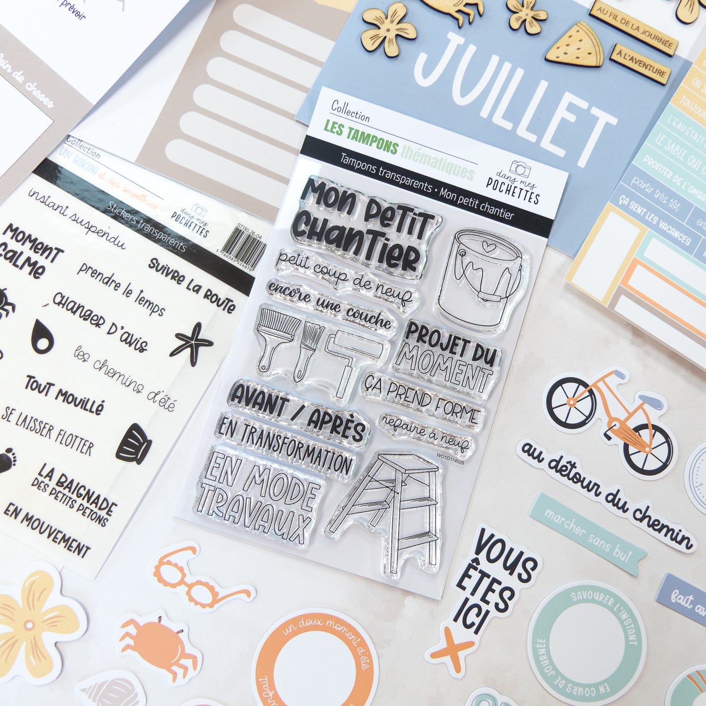 Tampons scrapbooking - Mon petit chantier