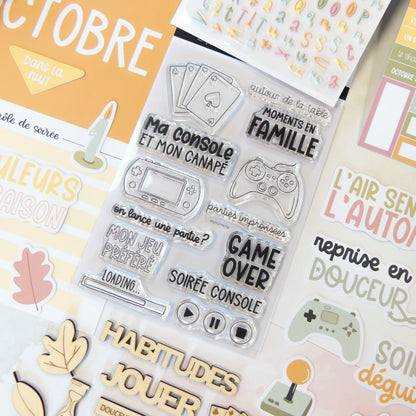Tampons scrapbooking - Mon jeu préféré