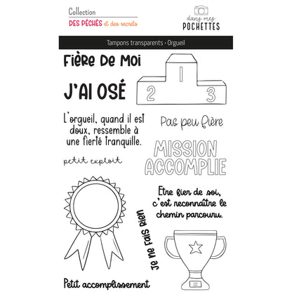 Tampons scrapbooking - Orgueil