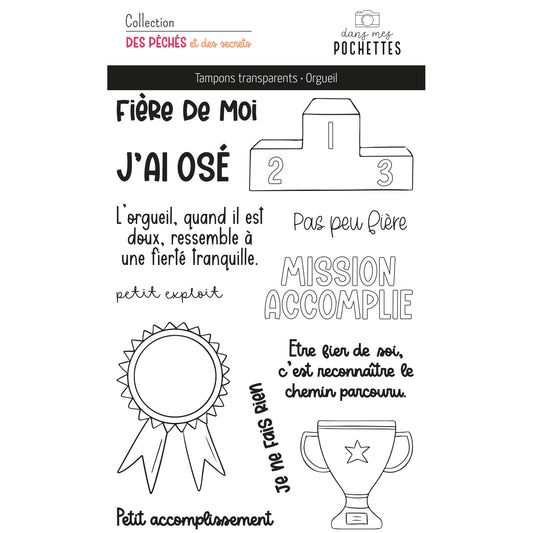 Tampons scrapbooking - Orgueil