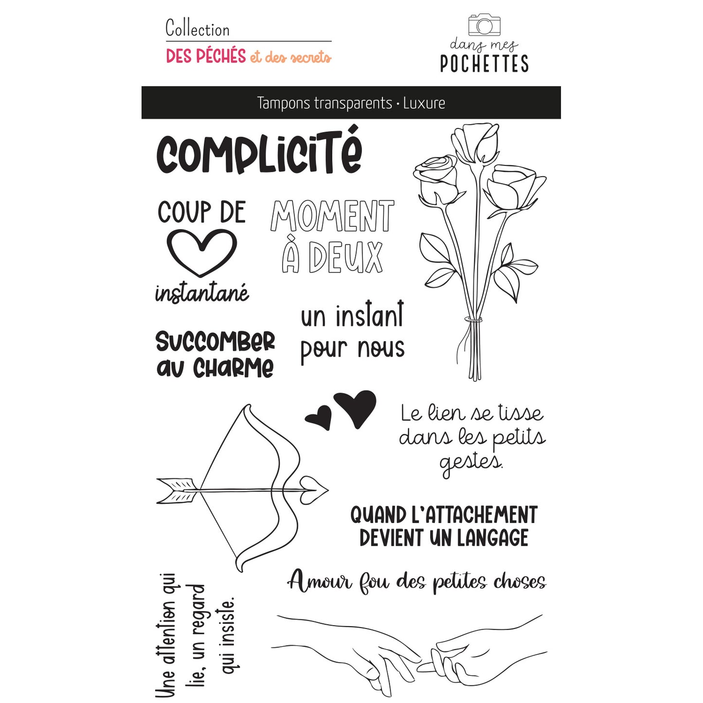 Tampons scrapbooking - Luxure