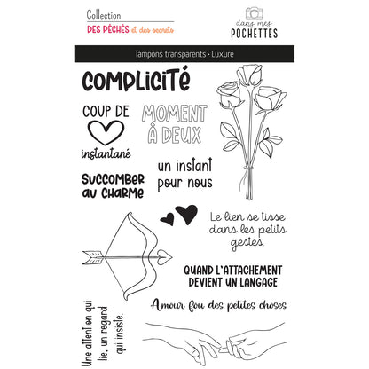 Tampons scrapbooking - Luxure