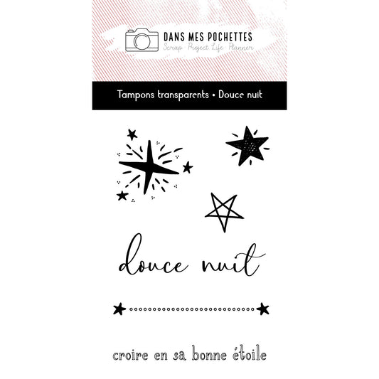 Tampons transparents - Douce nuit