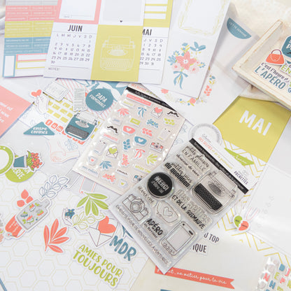 Kit Scrapbooking - Des selfies et de la guimauve