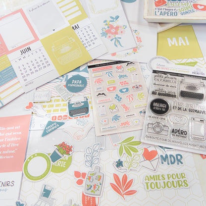 Kit Scrapbooking - Des selfies et de la guimauve