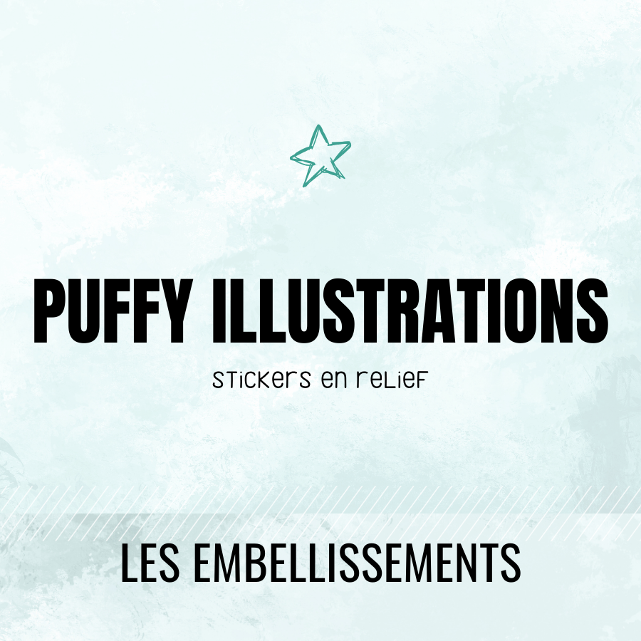 Puffy Stickers Illustrations