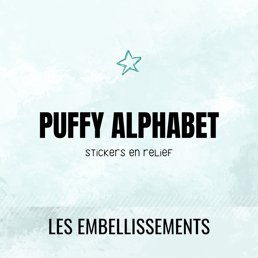 Puffy Stickers Alphabet