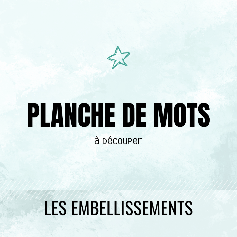 Planche de mots