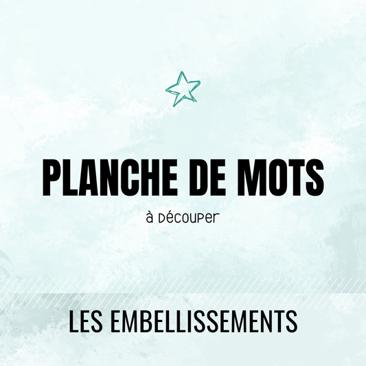 Planche de mots